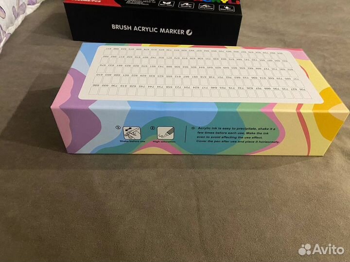 Aкpиловые маркеры Guаngnа 120 цветов