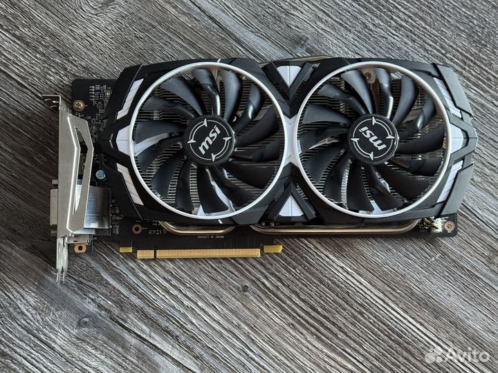 Видеокарта MSI GeForce GTX 1060 3gb armor OC