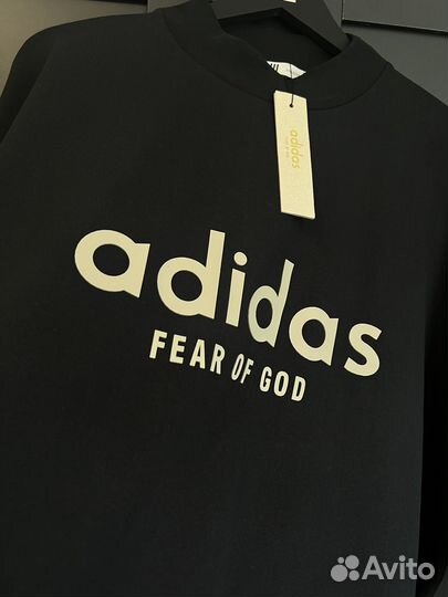 Оверсайз Футболка Adidas x Fear Of God (Premium)