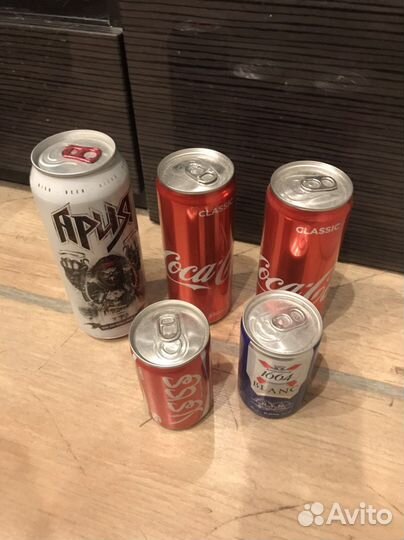 Полные коллекционные банки Coca-Cola и другие