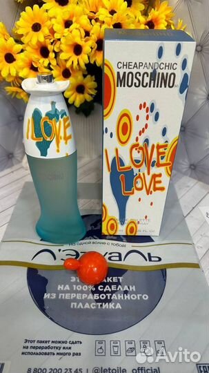 Moschino love love 100 ml туалетная вода