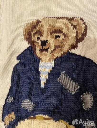 Polo ralph lauren bear свитер