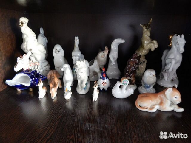 Анималистика СССР.фарфор животные