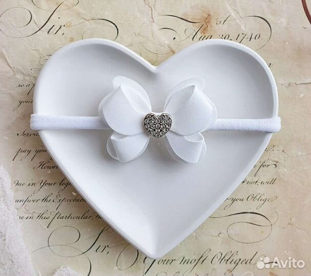 Повязки бантики для малышек