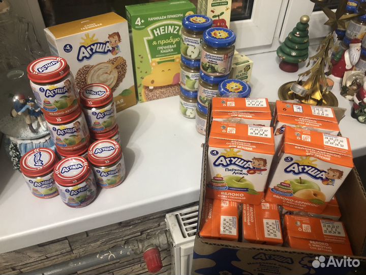 Агуша сок фруктовое пюре,бабушкино лукошко обмен