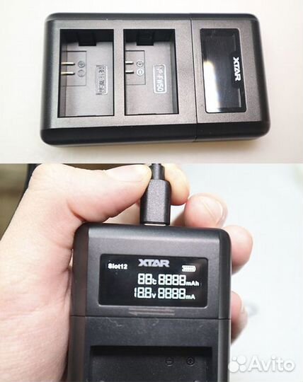 Xtar VN2 Cannon LP-E6N,LP-E17,LP-E8 Sony NP-FW50