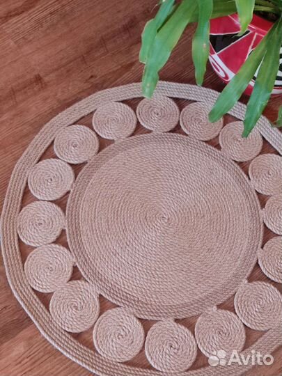 Джутовый ковер