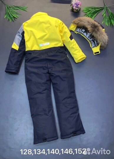 Зимний комбинезон для девочки 128-152 новый