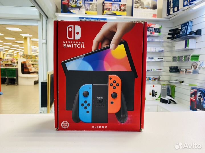 Nintendo Switch Oled Прошитый + 128gb