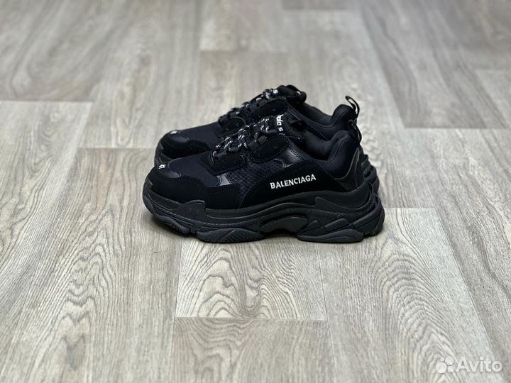 Кроссовки Balenciaga Triple-S Black (36-45)