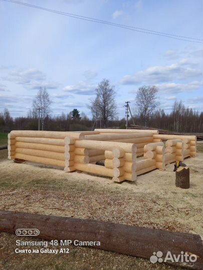 Срубы домов и бань