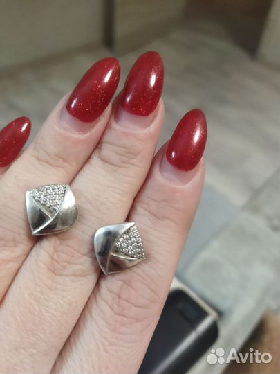 Серебряные серьги