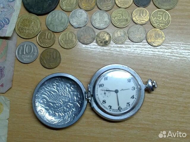 Монеты,купюры, (ссср,России)часы В подарок