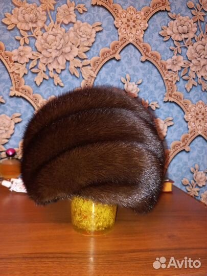 Берет Норковый новый