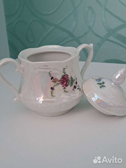 Сахарница фарфоровая