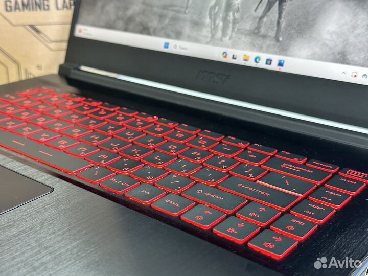 Игровой Ноутбук новый MSI RTX 3050 I5