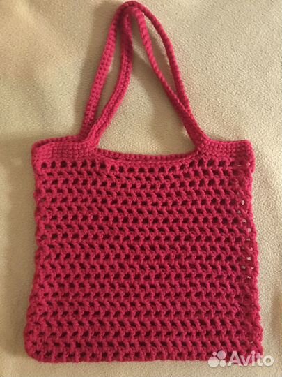 Вязанный шоппер