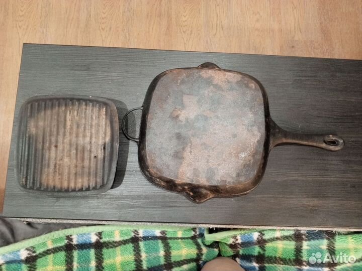 Сковорода-гриль с прессом (чугун)