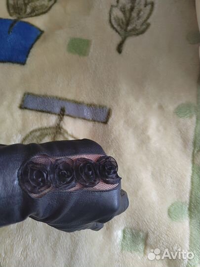 Перчатки женские кожаные 7,5