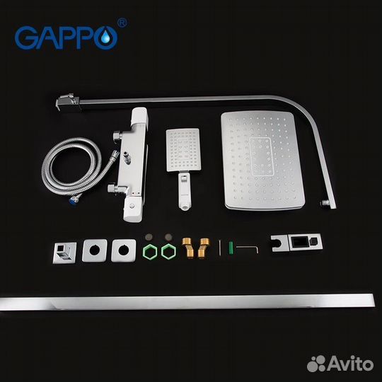 Душевая система с термостатом Gappo G2407-50