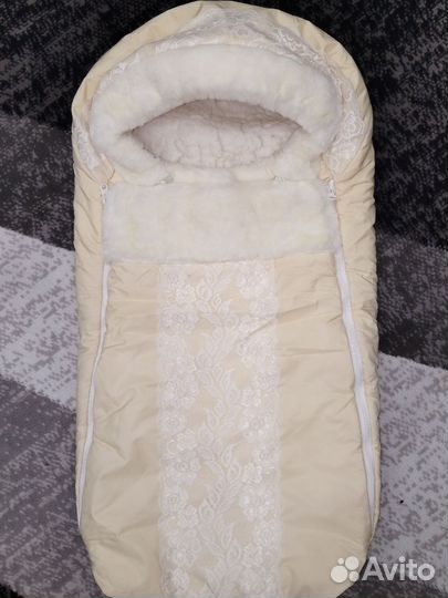 Кокон для новорожденных зимний