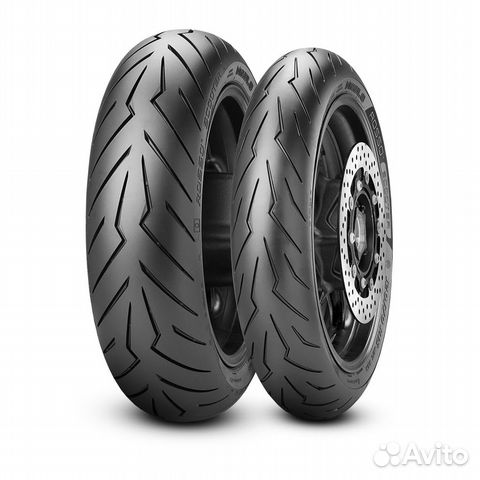 14/160/60 Pirelli Diablo Rosso Scooter 65H TL Rear