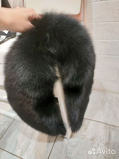 Меховой воротник песец, новый