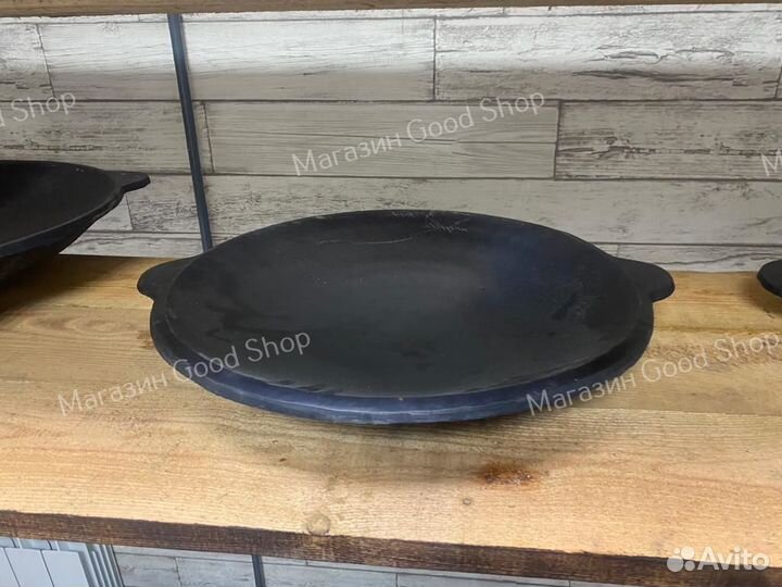 Садж сковорода 450 мм чугунный Узбекистан