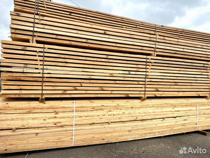 Доска обрезная 25х100х6000мм от производителя