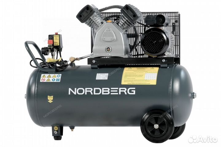 Компрессор поршневой 420л/м. nordberg NCP100/420A