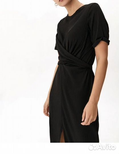 Платье лапша с разрезом