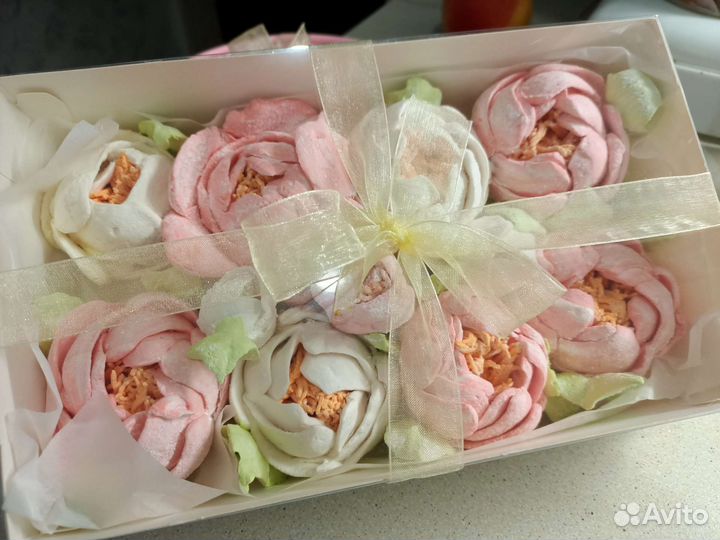 Сладкие букеты из зефира