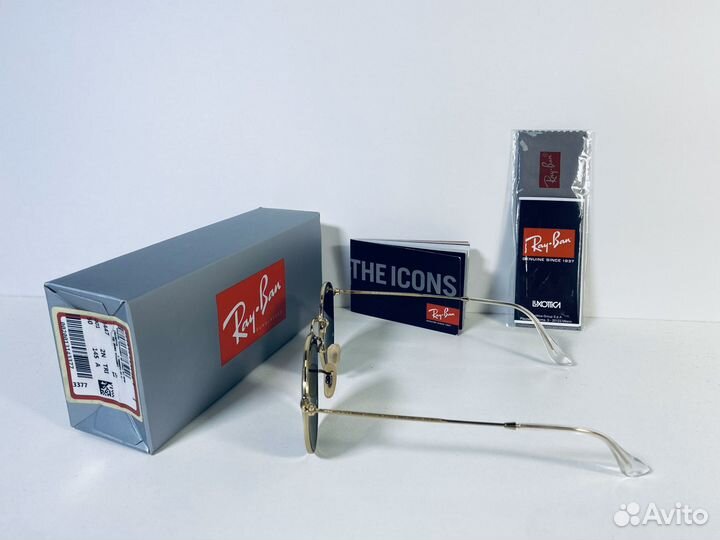 Очки Ray Ban Round Metal RB 3447N 001 золото