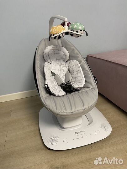 Кресло-качалка 4moms mamaRoo New серебро 2001003