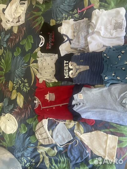 Пакет брендовых вещей на мальчика от 0 до 12 м