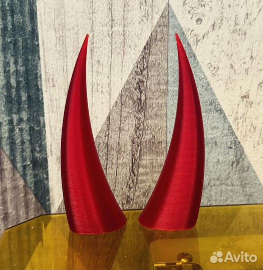 Рожки для фурсьюта/косплея или шлема 11 см