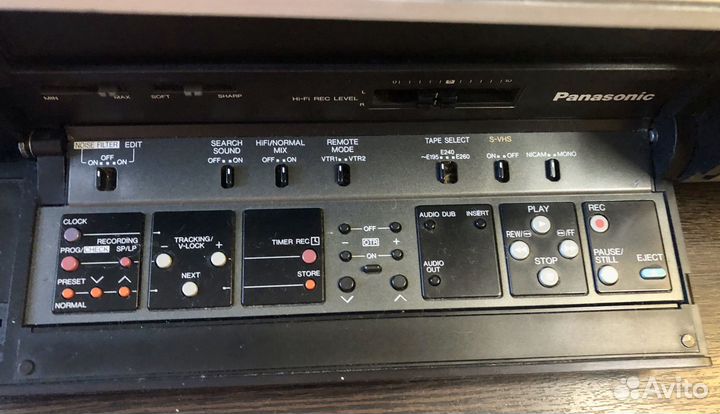 Panasonic NV-FS88, видеомагнитофон HiFi, пульт