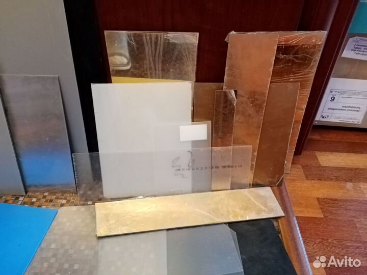 Листов.пластик для поделок пвх, зеркало,композит