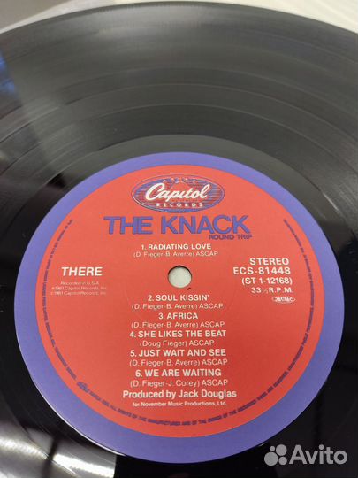 The Knack - Round Trip LP 1981 Japan NM