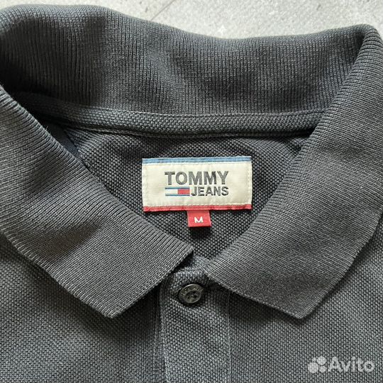 Tommy Jeans поло с длинным рукавом