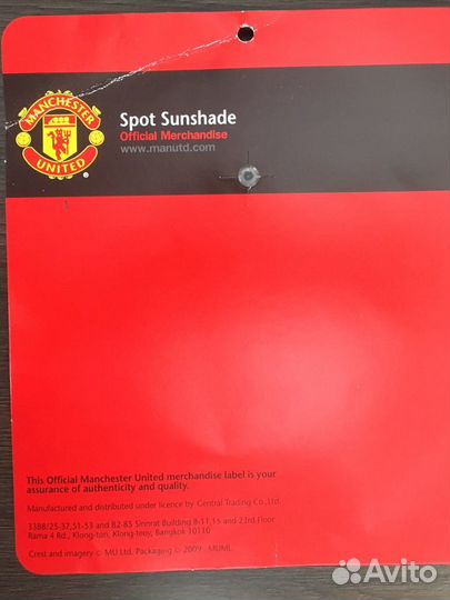 Manchester united логотип на присоске