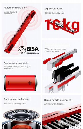 Цифровое пианино Cademe (новое)