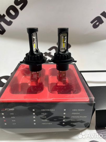 Светодиодные LED лампы Optima формат H4