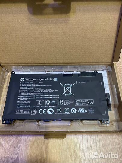 Новый аккумулятор для ноутбука HP RR03XL