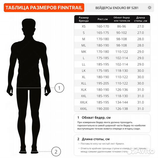 Вейдерсы с сапогом Fintrail Enduro BF 5281 camogre