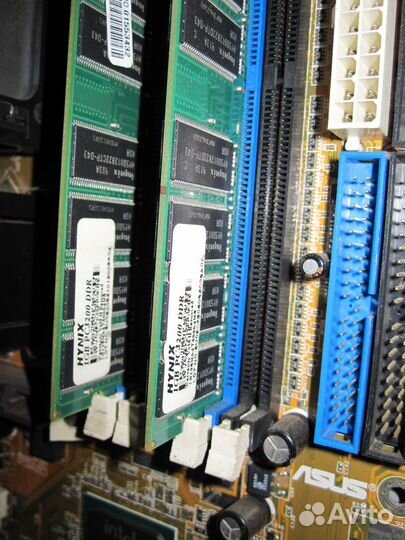 Asus P4P800 Rev2.0 s478+P4 2.8+2Gb pc3200