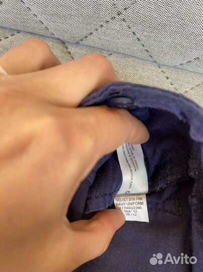Джинсы для девочки Gap на 3 года вельветовые