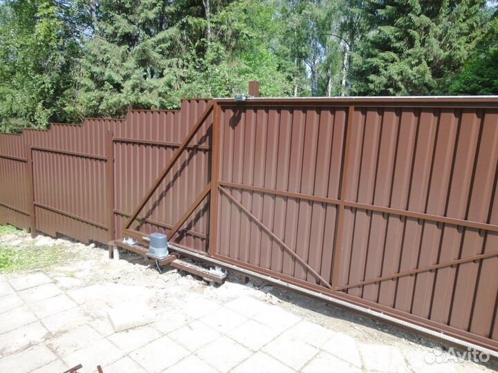 Забор из профнастила