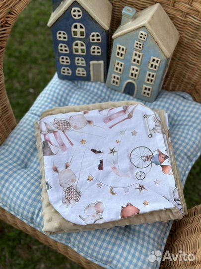 Детский плед ручной работы