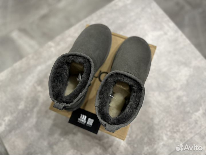 Ugg Classic Ultra mini Grey Оригинал